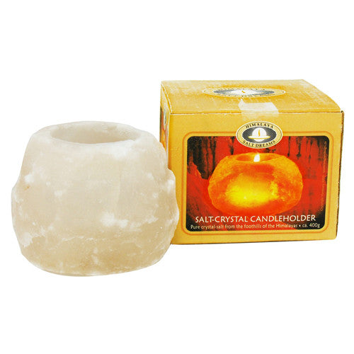 Himalayan Salt Crystal, Candleholder - 400 Gms